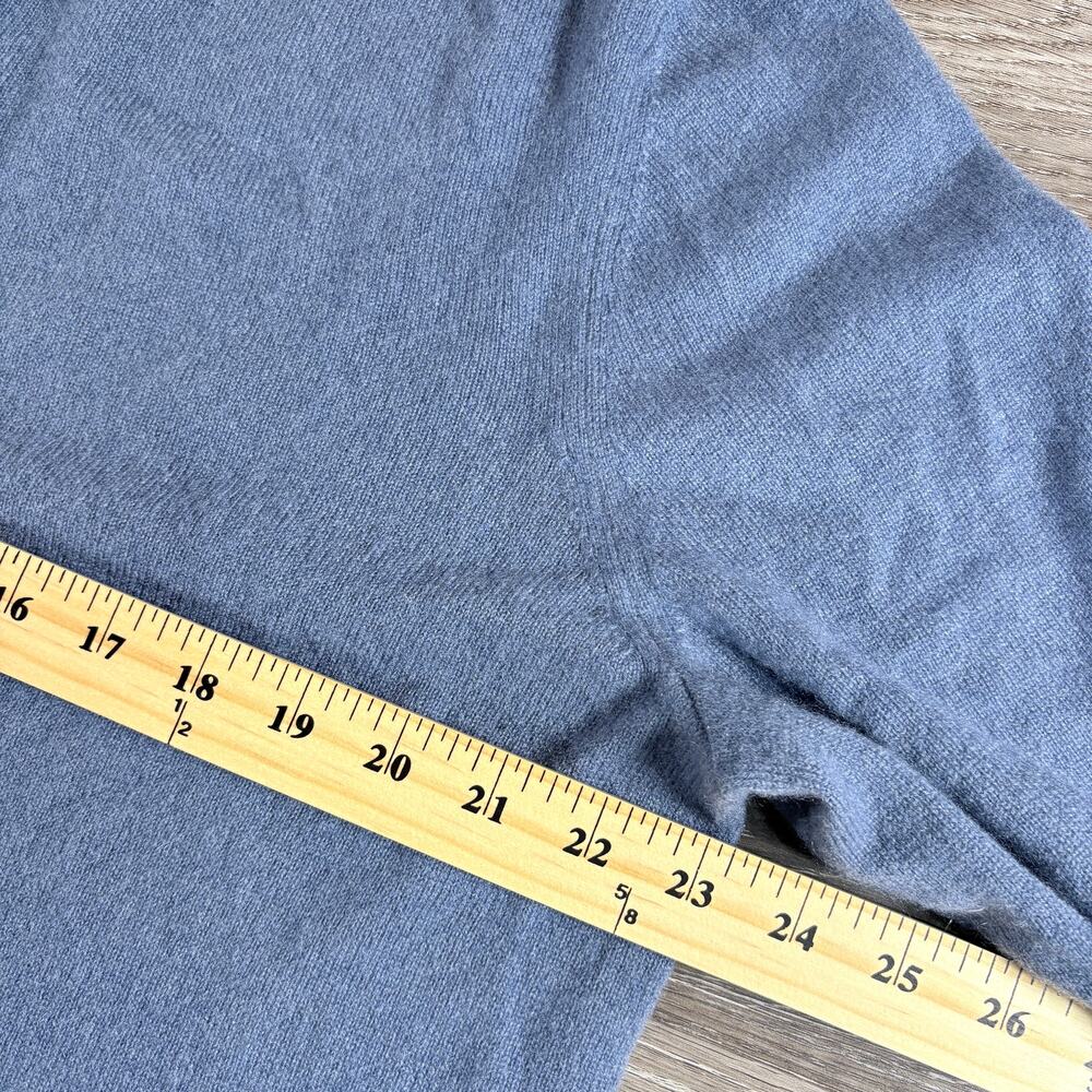 The Men's Store Bloomingdale's Cashmere Sweater Crewneck Light Blue Size XL - Picture 5 of 7